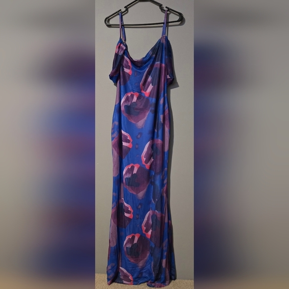 MASCOMODA Spaghetti Strap Long Maxi Dress #734 - Picture 3 of 10